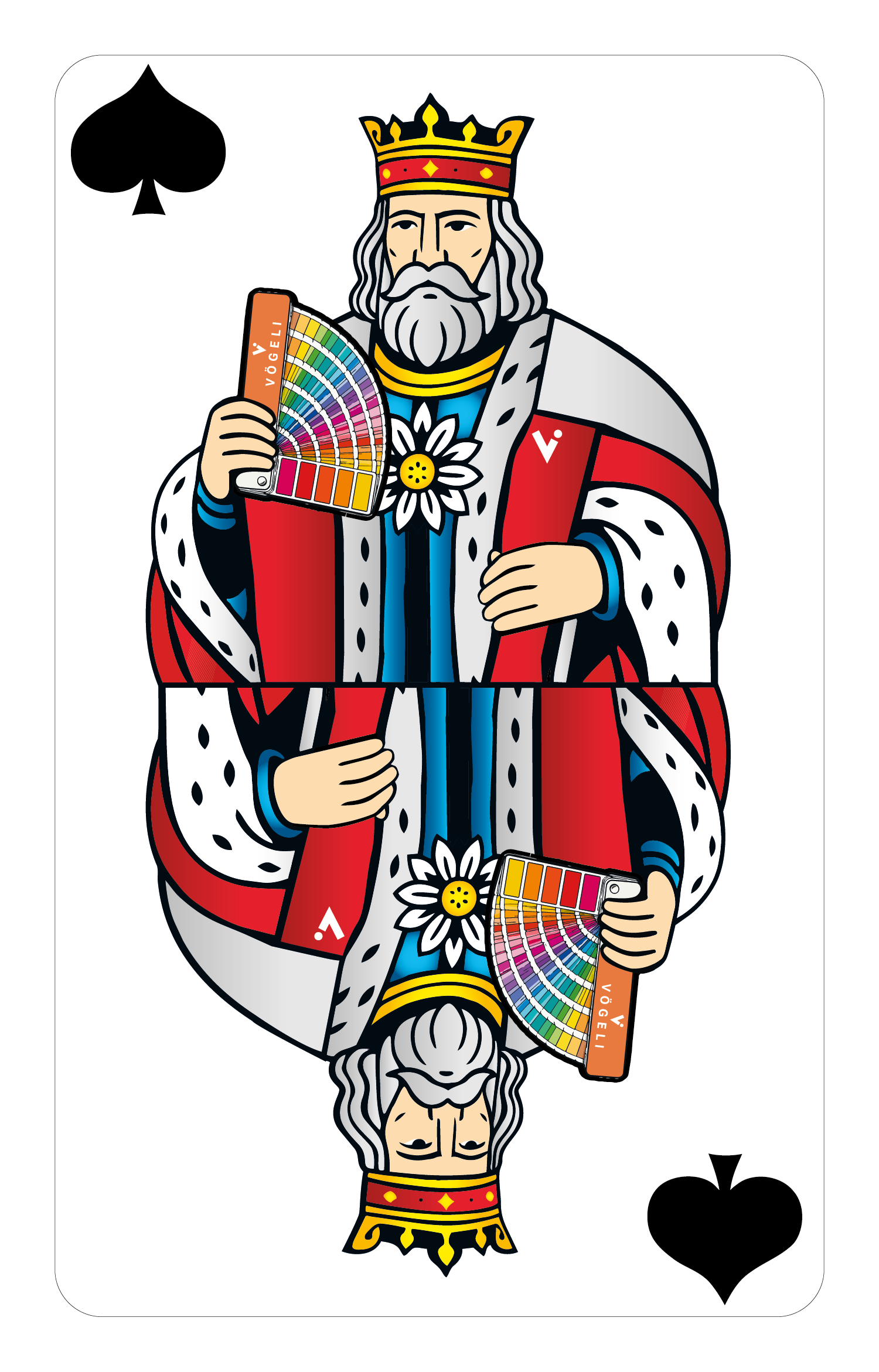 Personalisierte Jasskarte für Vögeli AG